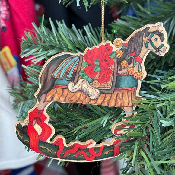 Vintage Rocking Horse Ornament - Picture 1 of 2